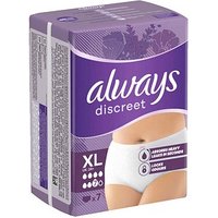 always Inkontinenzhosen discreet XL für Frauen, 7 St. von Always