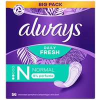 always Slipeinlagen Daily Fresh Normal für Slip, 56 St. always Slipeinlagen Daily Fresh Normal für Slip, 56 St. von Always