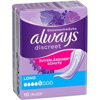 always Inkontinenzeinlagen discreet Long, 10 St. von Always
