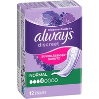 always Inkontinenzeinlagen discreet Normal für Slip, 12 St. always Inkontinenzeinlagen discreet Normal für Slip, 12 St. von Always