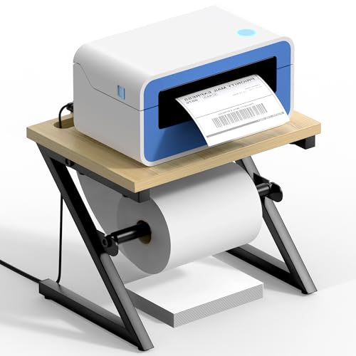 Etikettenhalter für Rollen und Fächerfalz-Etiketten, Thermo-Etikettenhalter für Desktop-Thermodrucker, Thermodrucker-Zubehör für Zuhause, Büro, kleines Unternehmen, Weiß Etikettenhalter für Rollen und Fächerfalz-Etiketten, Thermo-Etikettenhalter für Desktop-Thermodrucker, Thermodrucker-Zubehör für Zuhause, Büro, kleines Unternehmen, Weiß von Alyoen