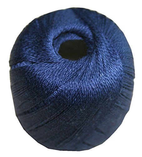 Stopftwist Stopfgarn Baumwolle 8-fach mercerisiert 20 m blau (0875) von Alze