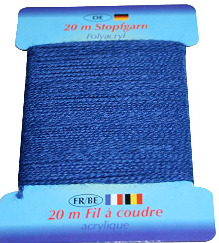 Stopfgarn Stopftwist Polyacryl Ne 10/2 20 m marine blau (1026) von Alzetta