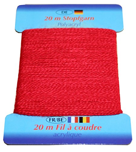 Stopfgarn Stopftwist Polyacryl Ne 10/2 20 m rot (1070) von Alzetta