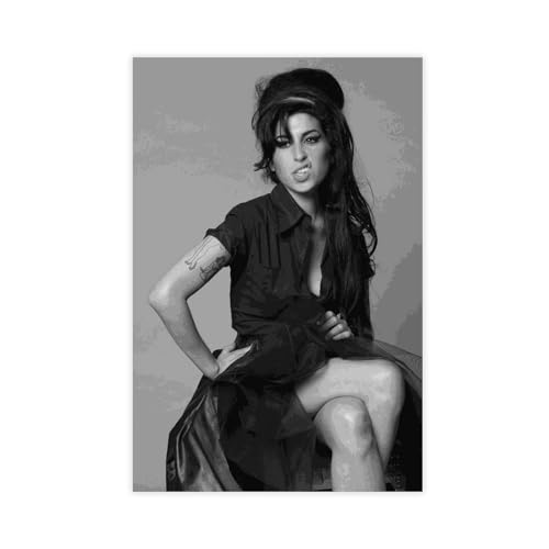 AmAzwi Amy Winehouse Musikposter 9, Leinwandposter, Wandkunst, Dekordruck, Bild, Gemälde für Wohnzimmer, Schlafzimmer, Dekoration, ungerahmt: 60 x 90 cm AmAzwi Amy Winehouse Musikposter 9, Leinwandposter, Wandkunst, Dekordruck, Bild, Gemälde für Wohnzimmer, Schlafzimmer, Dekoration, ungerahmt: 60 x 90 cm von AmAzwi