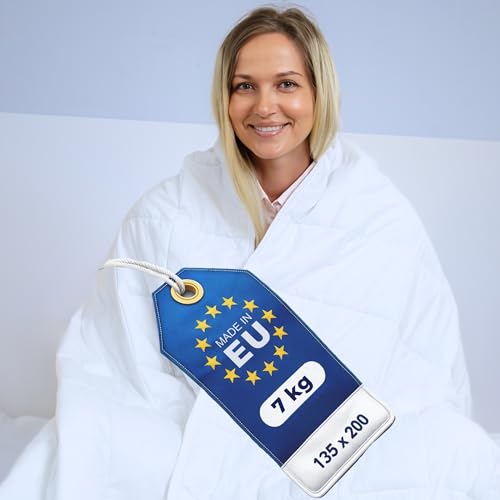 Amabeen Gewichtsdecke 7kg 135x200 cm - EU-Hergestellt - Therapiedecke mit Glasperlen - Schwere Entspannungsdecke Amabeen Gewichtsdecke 7kg 135x200 cm - EU-Hergestellt - Therapiedecke mit Glasperlen - Schwere Entspannungsdecke von Amabeen