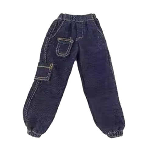 Amagogo 1/12 Skala Miniatur Jeans Hosen Outfit Kostüm Männlichen Figur Puppe Kleidung für 6 '' Action Figuren Kleidung Puppen Dress up von Amagogo