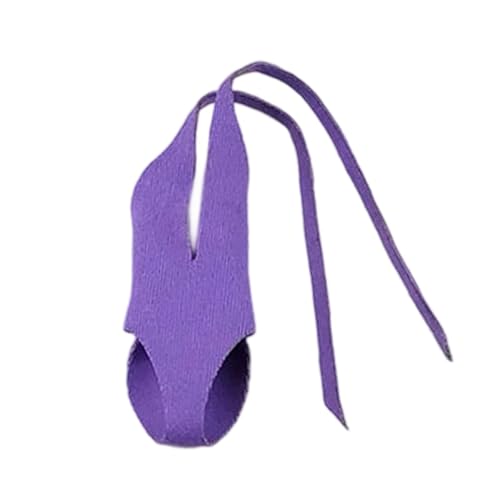 Amagogo 1:12 Actionfigur-Kleidung, Miniatur-Kleidung, Damen-Badeanzug, Trendiger Mode-Bodysuit, Puppenkostüm für 6-Zoll-weibliche Puppen, Lila von Amagogo