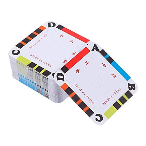 Amagogo 100 Praktische Webkarten mit Glatter Oberfläche für Weaving Amagogo 100 Praktische Webkarten mit Glatter Oberfläche für Weaving von Amagogo