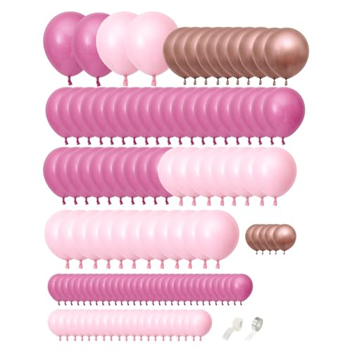 Amagogo 109 Stück Luftballons für Ballonbogen-Dekoration, DIY-Partydekorationen, Hintergrund für Garten, Zuhause, Braut, Hochzeitsfeier von Amagogo