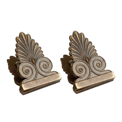 Amagogo 2 Stück Metall-Binderclips, Büroklammern in Baumform, zu verwendende bronzefarbene Binderhalter für Dekorationszubehör, Journal von Amagogo
