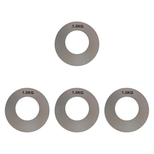 Amagogo 4x Gewichtsaufkleber Gewicht Identifikation Aufkleber Abziehbilder Langhantel Gewicht Aufkleber für Widerstandstrainer Fitnessstudio -Sportwaren, 1.0 Kg von Amagogo