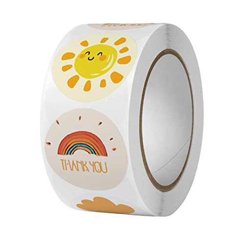 Amagogo 500 Stück dekorative Aufkleber, handgefertigte Tags, Ornamente, Kreissiegel, DIY-Etikett für Box, Partyzubehör, Taschen, Pakete, Umschläge Amagogo 500 Stück dekorative Aufkleber, handgefertigte Tags, Ornamente, Kreissiegel, DIY-Etikett für Box, Partyzubehör, Taschen, Pakete, Umschläge von Amagogo