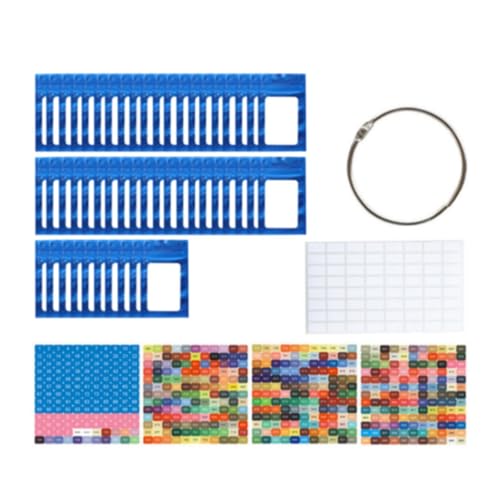 Amagogo 50pcs Strasssteine ​​Aufbewahrungsbeutel Kleiner Perlen Organizer Diamant Craft Accessoires Multifunktional Selbstdichtbeutel Behälter, Blau von Amagogo