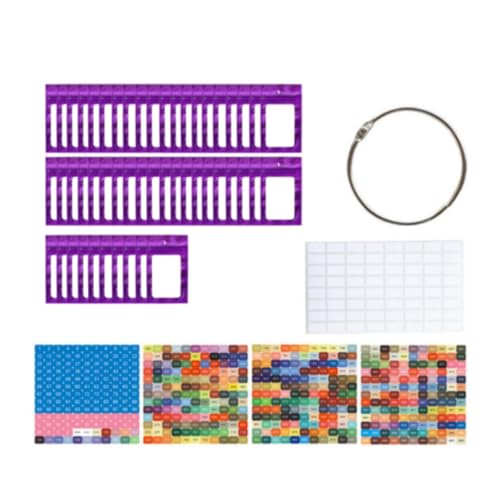 Amagogo 50pcs Strasssteine ​​Aufbewahrungsbeutel Kleiner Perlen Organizer Diamant Craft Accessoires Multifunktional Selbstdichtbeutel Behälter, Lila von Amagogo