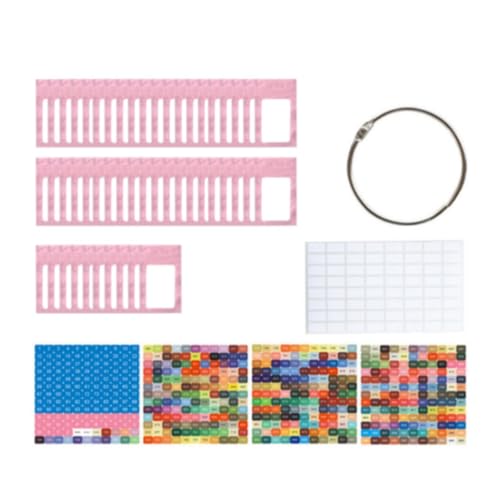 Amagogo 50pcs Strasssteine ​​Aufbewahrungsbeutel Kleiner Perlen Organizer Diamant Craft Accessoires Multifunktional Selbstdichtbeutel Behälter, Rosa von Amagogo