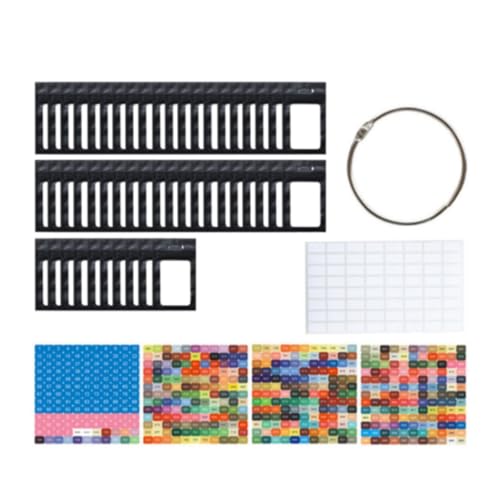 Amagogo 50pcs Strasssteine ​​Aufbewahrungsbeutel Kleiner Perlen Organizer Diamant Craft Accessoires Multifunktional Selbstdichtbeutel Behälter, Schwarz von Amagogo