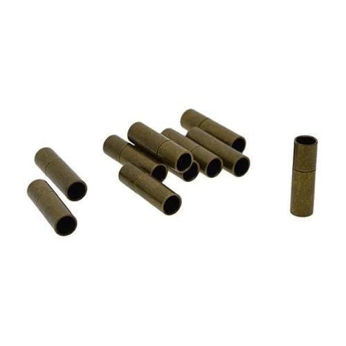 Amagogo 5x10 Sets Bajonett Druckverschluss Lederband Enden Verbinder Schmuckherstellung 4mm Amagogo 5x10 Sets Bajonett Druckverschluss Lederband Enden Verbinder Schmuckherstellung 4mm von Amagogo