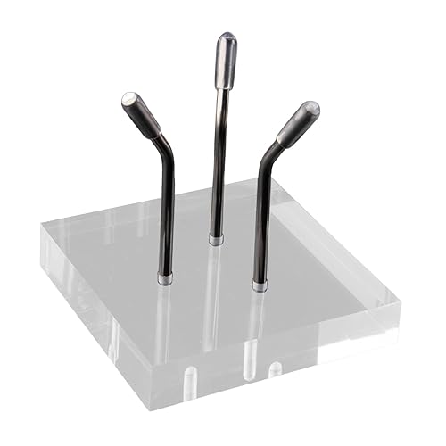 Amagogo Acryl-Kugelständer, Präsentationsständer-Basis, Präsentations-Staffelei-Ständer, Desktop-Display-Kugelhalter, 8 cm x 8 cm von Amagogo