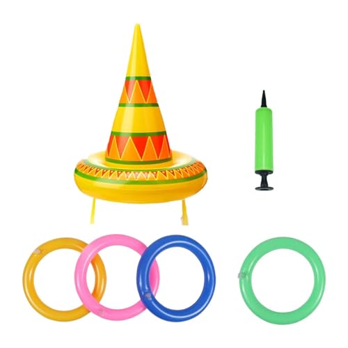Amagogo Aufblasbares Hutwurfspielzeug, Favors, Karnevalsspiel im Freien mit, aufblasbares Spiel für den Pool Amagogo Aufblasbares Hutwurfspielzeug, Favors, Karnevalsspiel im Freien mit, aufblasbares Spiel für den Pool von Amagogo