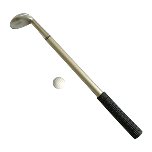 Amagogo Golf-Kugelschreiber, Mini-Golfschläger-Stifte, dekorativer Kugelschreiber mit Perlen für die Belohnung von Partygeschenken im Klassenzimmer, Schwarze Mine von Amagogo
