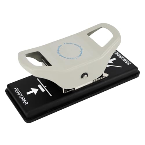 Amagogo Locher für Abzeichenschlitze, doppelter Verwendungszweck, 2-in-1, Handgriff, Eckenrunder, Stanzwerkzeug, Locher zum Basteln, PVC, Visitenkarten, Fotos, R6.4 von Amagogo