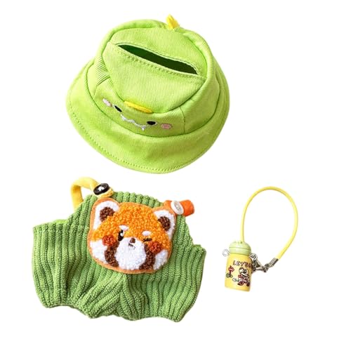 Amagogo Mini-Puppen Hosen Kleidung Set, Mädchen Puppen Kleidung, Puppen Accessoires Kleidung Zubehör Kleidung Zubehör, Puppe Outifits für Anhänger Puppe, Hundeflaschenset von Amagogo