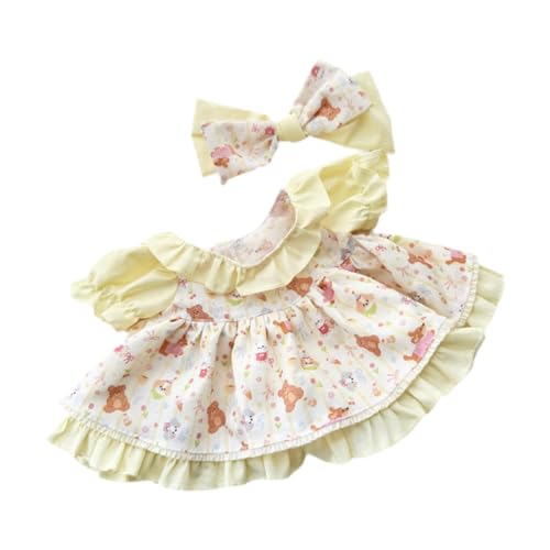 Amagogo Mode Puppen Kleid Anzug Kuscheltiere Puppe Kleidung mit Kopfbow Mädchen Puppe Kostüm Zubehör für 14,96 Zoll''Puppen Amagogo Mode Puppen Kleid Anzug Kuscheltiere Puppe Kleidung mit Kopfbow Mädchen Puppe Kostüm Zubehör für 14,96 Zoll''Puppen von Amagogo