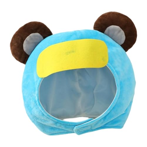 Amagogo Plüsch Kopfbedeckung Spielzeug Kopfbedeckung für Cosplay Halloween Geburtstagsrolle spielt Karneval, Blau Amagogo Plüsch Kopfbedeckung Spielzeug Kopfbedeckung für Cosplay Halloween Geburtstagsrolle spielt Karneval, Blau von Amagogo