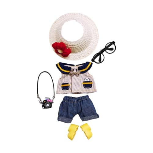 Amagogo Plüsch Puppe Kleidung Bequeme DIY Pretend Spielen Stilvolle Outfit Mädchen Geschenke, Blumenhut Amagogo Plüsch Puppe Kleidung Bequeme DIY Pretend Spielen Stilvolle Outfit Mädchen Geschenke, Blumenhut von Amagogo