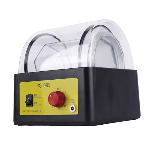 Amagogo Schmuckpoliermaschine, Mini-Rotations-Tumbler mit 0–60-Minuten-Timer, liefert Schmuck-Rotationsfinisher für Edelsteine Amagogo Schmuckpoliermaschine, Mini-Rotations-Tumbler mit 0–60-Minuten-Timer, liefert Schmuck-Rotationsfinisher für Edelsteine von Amagogo