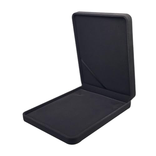 Amagogo Schmuckschatulle mit Halskette, Vitrine, Schaukasten, Schmuckhalter, Halsketten-Organizer, Schmuck-Organizer für den Schminktisch, Jahrestag, Grau Amagogo Schmuckschatulle mit Halskette, Vitrine, Schaukasten, Schmuckhalter, Halsketten-Organizer, Schmuck-Organizer für den Schminktisch, Jahrestag, Grau von Amagogo