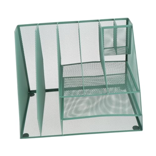 Amagogo Schreibtisch-Datei-Organizer, vertikales Datei-Rack, stabil, mit Schublade, Dokumentenhalter-Dateien-Speicher-Rack für Klassenzimmer-Büro-Zuhause, Style D von Amagogo
