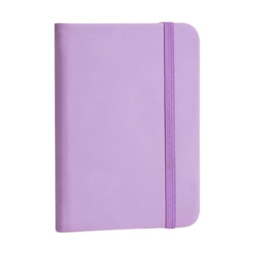 Amagogo Taschennotizbuch, liniert, Notizblock, 11 cm x 7,5 cm, tragbar, Notizen machen, Geschenk, A7-Notizbuch, Notizheft aus PU-, Tagebuch, Notizbuch, Lila Amagogo Taschennotizbuch, liniert, Notizblock, 11 cm x 7,5 cm, tragbar, Notizen machen, Geschenk, A7-Notizbuch, Notizheft aus PU-, Tagebuch, Notizbuch, Lila von Amagogo