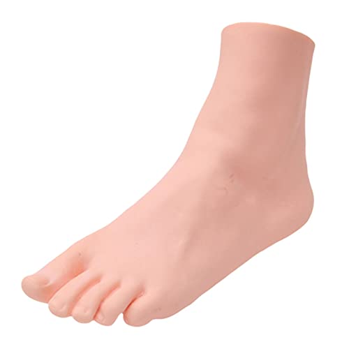 Lifesize Weiblicher Fuß, Maniküre-Film-Requisiten, Schmuck-Sandalen, Schuh-Display, Reflexzonenmassage, Übungskunst, linker Fuß Lifesize Weiblicher Fuß, Maniküre-Film-Requisiten, Schmuck-Sandalen, Schuh-Display, Reflexzonenmassage, Übungskunst, linker Fuß von Amagogo