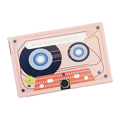 Old Fashioned Gästebuch Hörband Retro Gästebuch Audiokassette Pink von Amagogo