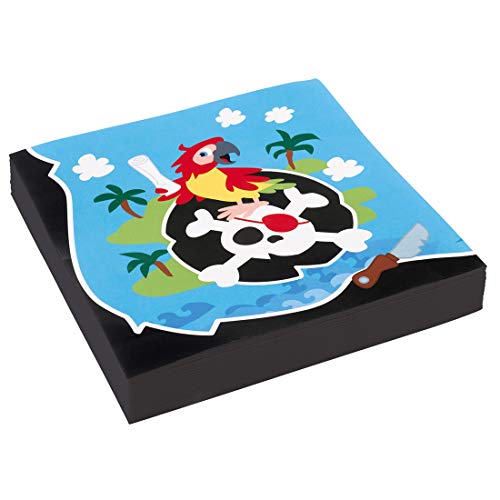 Amakando 20 Piraten-Tischservietten / 33 x 33 cm/Bunte Motivservietten Seeräuber/Ideal zu Kinderpartys & Kindergeburtstag Amakando 20 Piraten-Tischservietten / 33 x 33 cm/Bunte Motivservietten Seeräuber/Ideal zu Kinderpartys & Kindergeburtstag von Amakando