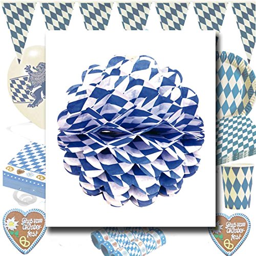 Amakando Bayern Honeycomb Pompon Bierzelt Party Pom Pom Tischdeko Wiesn Deko Waben Ball Oktoberfest Wabenball Partydeko Bayrisch Bayernraute Pompon Papierdeko Partydeko Pompom Amakando Bayern Honeycomb Pompon Bierzelt Party Pom Pom Tischdeko Wiesn Deko Waben Ball Oktoberfest Wabenball Partydeko Bayrisch Bayernraute Pompon Papierdeko Partydeko Pompom von Amakando
