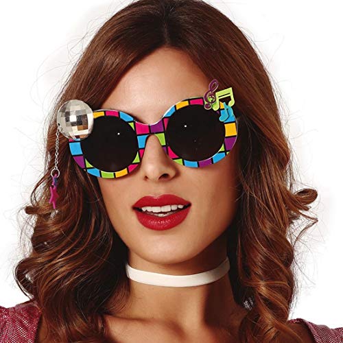Amakando Coole 90er Jahre Disco-Brille für Erwachsene/Stylische Saturday Night Fever Funbrille/EIN Blickfang zu Fasching & Kostümfest Amakando Coole 90er Jahre Disco-Brille für Erwachsene/Stylische Saturday Night Fever Funbrille/EIN Blickfang zu Fasching & Kostümfest von Amakando