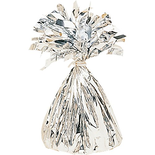 Amakando Gewicht Luftballon - Silber - Ballonbeschwerer Luftballons 170 g Party Dekoration Hochzeit Gewichte für Folienballons Heliumballons für Geburtstag Ballongewicht Folie mit Fransen Amakando Gewicht Luftballon - Silber - Ballonbeschwerer Luftballons 170 g Party Dekoration Hochzeit Gewichte für Folienballons Heliumballons für Geburtstag Ballongewicht Folie mit Fransen von Amakando
