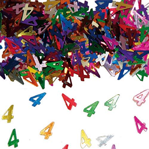 Amakando Glitzerndes Zahlen-Konfetti Ziffer 4 / 14gr. / Hübsches Deko-Konfetti für Feste/Passend zu Kindergeburtstag & Jubiläumsfeier Amakando Glitzerndes Zahlen-Konfetti Ziffer 4 / 14gr. / Hübsches Deko-Konfetti für Feste/Passend zu Kindergeburtstag & Jubiläumsfeier von Amakando