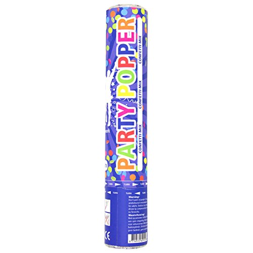 Amakando Party Poppers - 28 cm - Konfetti Shooter bunt Konfettibombe für Silvester Confetti Kanone Deko Hochzeit Geburtstagsdeko Karneval Konfettikanone Amakando Party Poppers - 28 cm - Konfetti Shooter bunt Konfettibombe für Silvester Confetti Kanone Deko Hochzeit Geburtstagsdeko Karneval Konfettikanone von Amakando
