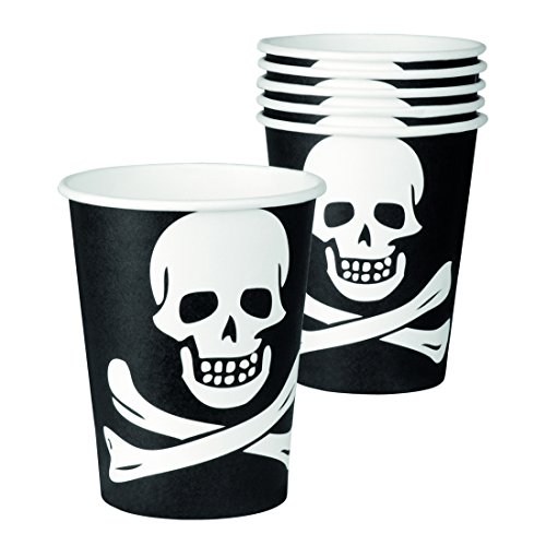 Amakando Partybecher Pirat - 25 cl - 6 STK. Pappbecher Piratenparty Partygeschirr Geburtstagsparty Maritim Einweggeschirr Piratengeburtstag Dekoration Piratenfest 6 STK. Pappbecher Piratenparty Amakando Partybecher Pirat - 25 cl - 6 STK. Pappbecher Piratenparty Partygeschirr Geburtstagsparty Maritim Einweggeschirr Piratengeburtstag Dekoration Piratenfest 6 STK. Pappbecher Piratenparty von Amakando