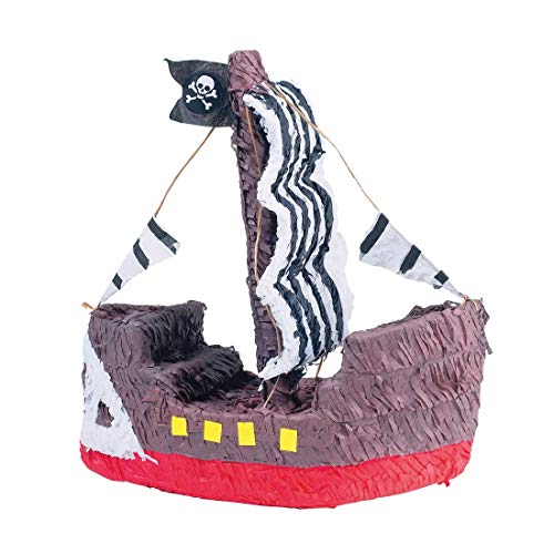 Amakando Piraten-Boot Pinata Galeere zum Schlagen / 39,3x44,4x19cm / Partyspiel Fregatte zum Füllen mit Naschereien & Bonbons/Genau richtig zu Kindergeburtstag & Kinderparty Amakando Piraten-Boot Pinata Galeere zum Schlagen / 39,3x44,4x19cm / Partyspiel Fregatte zum Füllen mit Naschereien & Bonbons/Genau richtig zu Kindergeburtstag & Kinderparty von Amakando