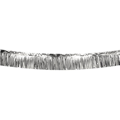 Partygirlande Hochzeit - 6 m - Lametta Girlande Silber VIP Raumdeko Silvester Foliengirlande Raumdekoration Partydeko Lametta Girlande Silber Partygirlande Hochzeit - 6 m - Lametta Girlande Silber VIP Raumdeko Silvester Foliengirlande Raumdekoration Partydeko Lametta Girlande Silber von Amakando