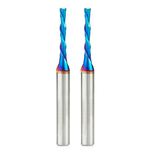Amana Tool 46225-K-2 SC Spektra Extreme Tool Life Coated Spiral Plunge 1/8 Dia x 13/16 CH x 1/4 SHK 2-1/2 Zoll Long Down-Cut Router Bits Amana Tool 46225-K-2 SC Spektra Extreme Tool Life Coated Spiral Plunge 1/8 Dia x 13/16 CH x 1/4 SHK 2-1/2 Zoll Long Down-Cut Router Bits von Amana Tool