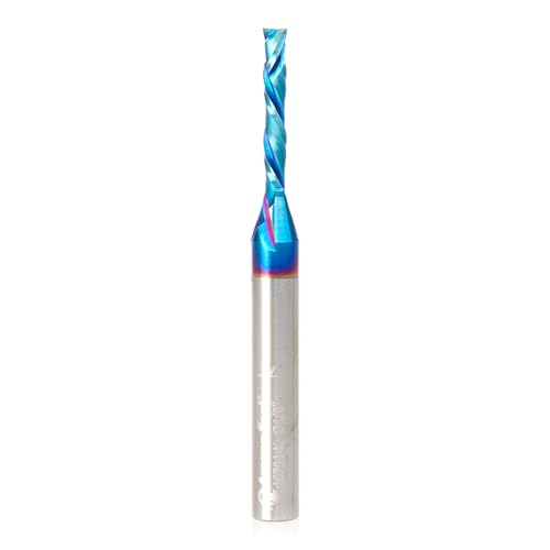 Amana Tool 46701-K CNC SC Spektra Extreme Tool Life Coated Compression Spiral 1/8 D x 13/16 CH x 1/4 SHK x 2-1/2 Zoll Long 2 Flute Router Bit für Birkensperrholz Amana Tool 46701-K CNC SC Spektra Extreme Tool Life Coated Compression Spiral 1/8 D x 13/16 CH x 1/4 SHK x 2-1/2 Zoll Long 2 Flute Router Bit für Birkensperrholz von Amana Tool