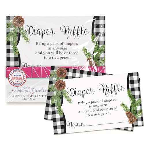AmandaCreation Windeln für Babypartys, 20 doppelseitige Einsatzkarten für Spiele von AmandaCreation, 20 Stück à 5,1 x 7,6 cm, für Spiele von AmandaCreation. Bringen Sie eine Packung Windeln, um AmandaCreation Windeln für Babypartys, 20 doppelseitige Einsatzkarten für Spiele von AmandaCreation, 20 Stück à 5,1 x 7,6 cm, für Spiele von AmandaCreation. Bringen Sie eine Packung Windeln, um von Amanda Creation