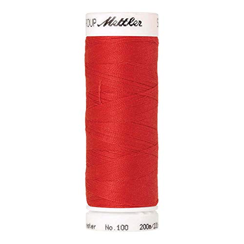 Amann A1678-0104 Nähgarn, Polyester, 0104 Rot, 200 m von Amann
