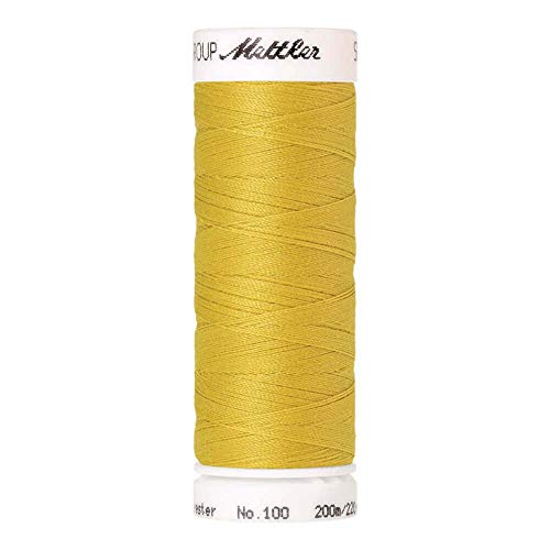 Amann A1678-0115 Nähgarn, Polyester, 0115 Gelb, 200 m von Amann